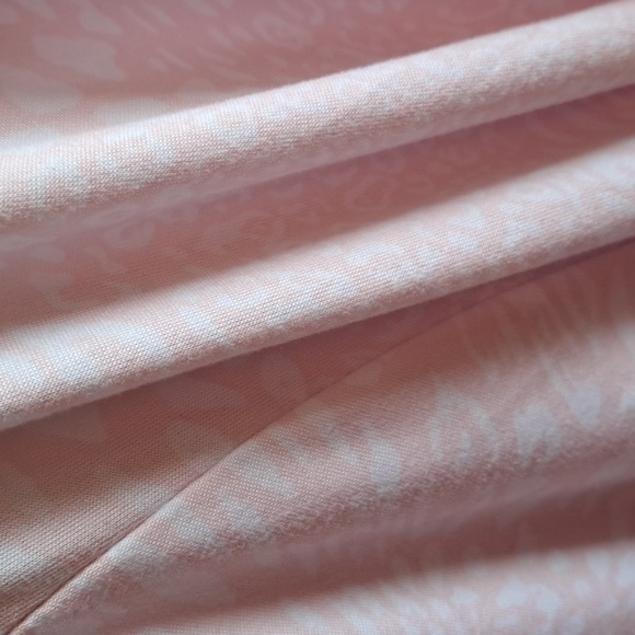 Rae Dunn size L light pink and white animal print w lace robe - Picture 5 of 8